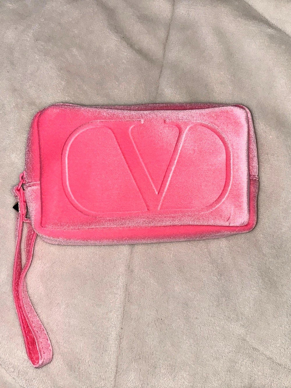 Valentino Pink Wristlet Clutch